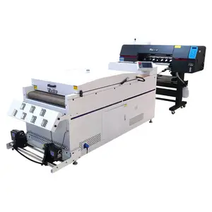 Neues Design 4 I3200 Kopf stabile Geschwindigkeit 24 ''Audley Dtf Transfer Haustier Film Vinyl Digitaldrucker Maschine drucken, um auf Hemden zu drucken