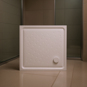 Plato de Ducha Cuadrado de Cerámica 70 x 70 cm H. 6 para Baño - Product Image 3