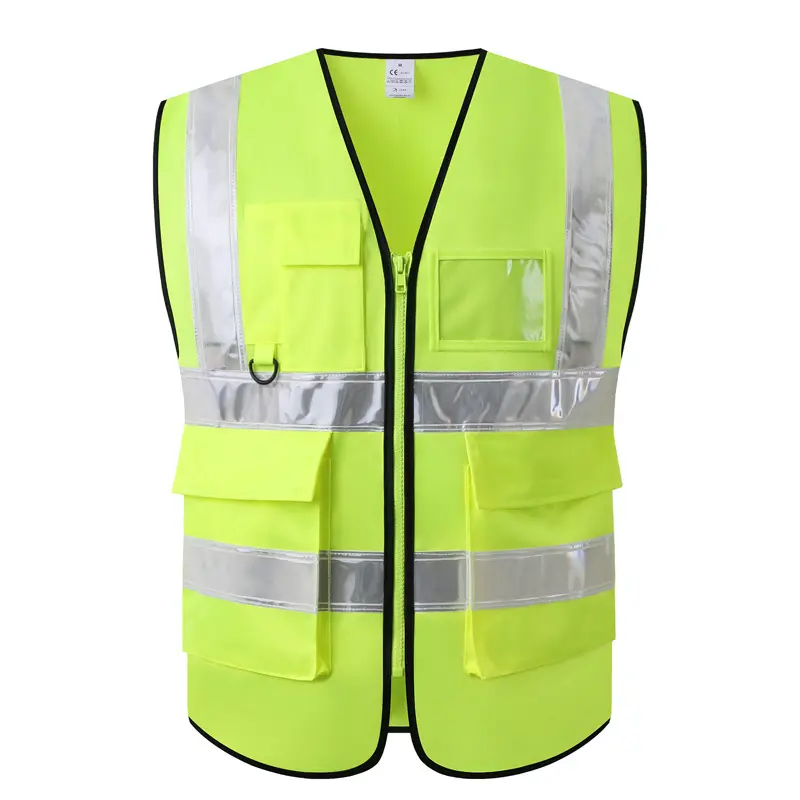 Reflective vest LED luminous vest with light reflective vest traffic warning safety reflective clothing