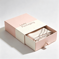 Boîtes à tiroir coulissantes en carton rigide imprimées sur mesure pour emballages cadeaux de luxe, foulards, etc.