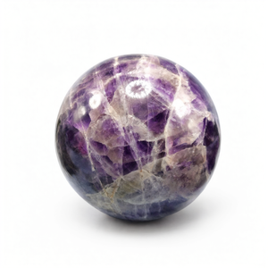 Bola de amatista - Energía/Reiki/Cristaloterapia - 2.5 pulgadas de diámetro y 325 g (0.72 lb) - UNA PIEZA SOLO - Product Image 2
