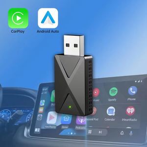 Adaptateur CarPlay sans fil 2 en 1 universel d'usine OEM ODM et adaptateur USB automatique Android pour iPhone Apple convertir filaire en sans fil - Product Image 3