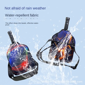 Sac de raquette de pickleball imperméable sans bords en néoprène, housse bandoulière, étui pour raquette de tennis, personnalisable OEM, vente en gros - Product Image 4