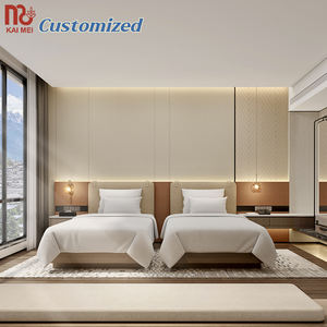 Hot Sale Contemporary Wood Bedroom Set for <strong>Hotel</strong> &amp; Apartment Furniture for Hospitality &amp; Home Use - Product Image 3