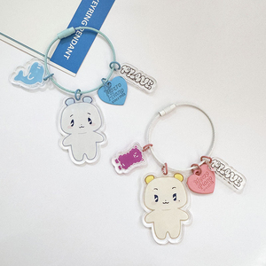 Custom <b>Anime</b> Cartoon Acrylic <b>Keychain</b> UV Printed Fashion Trend Personalized Keepsake & Decorative Bag Charm Accessory for Fans - Product Image 3