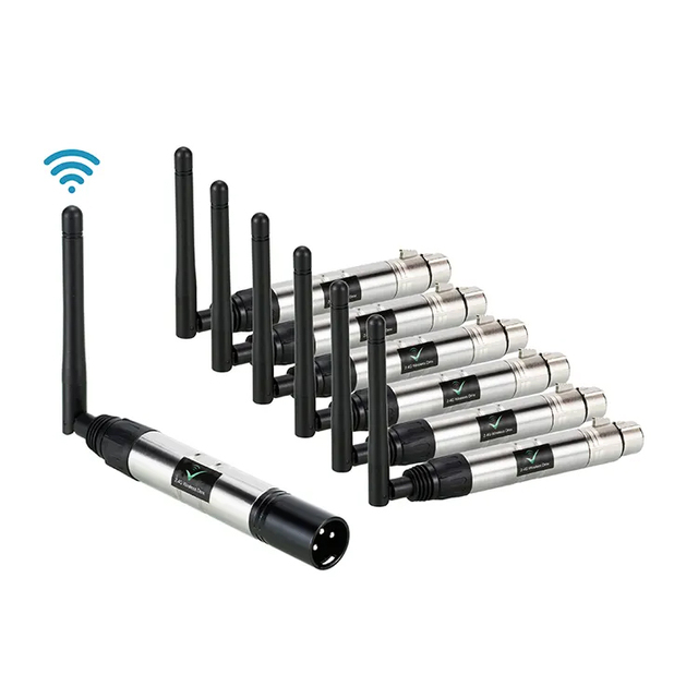 Lighting Dimmer Control Wireless Connector 2.4g Xlr Dmx Receiver Transmitter for Dj Lights