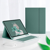 Harga grosir casing Flip Tablet kulit PU casing keyboard untuk Android untuk ipad untuk Samsung Tab A8 dengan tempat pensil