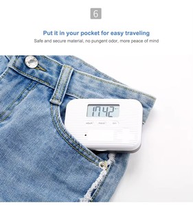 Tùy chỉnh thông minh hẹn giờ mini xách tay hộp thuốc điện tử <span class=keywords><strong>Pill</strong></span> container màn hình kỹ thuật số Đồng hồ báo thức nhắc nhở làm bằng nhựa bền - Product Image 3