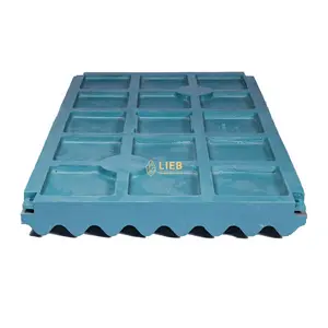 High Manganese Steel Jaw Crusher Tooth Plate Mets Jaw Crusher Part