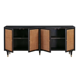 Living Room Furniture Natural <strong>Rattan</strong> Side Storage Cupboard Modern <strong>TV</strong> Table <strong>Units</strong> Hot Sale - Product Image 3