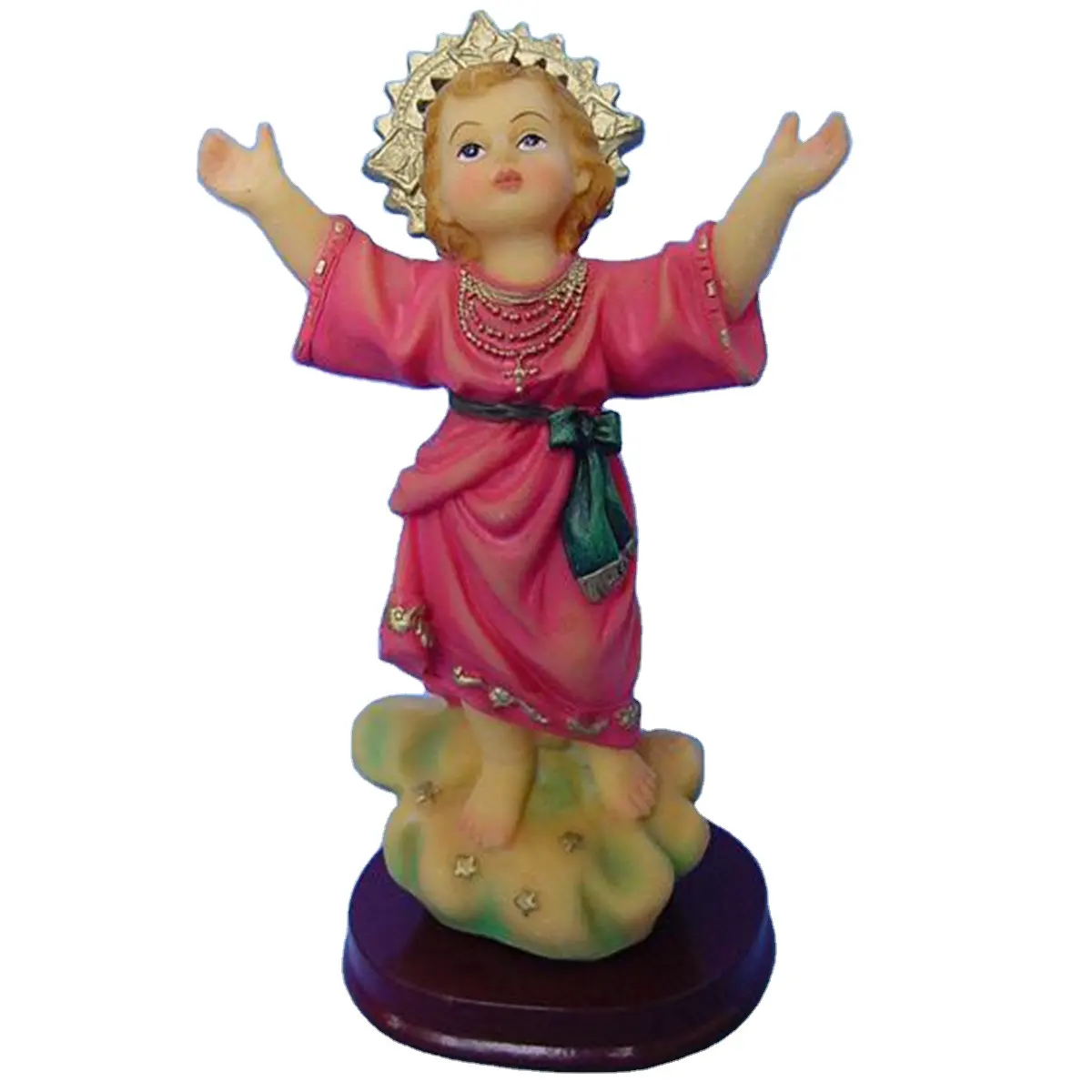 घरेलू सजावट के लिए अनुकूलित राल धार्मिक कैथोलिक मैडोना प्रतिमा