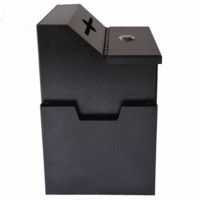 Boîte de dépôt personnalisée en acier enduit de poudre Coffre-fort intelligent en acier de luxe durable avec serrure
