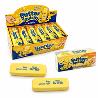 Jouet Squishy en forme de beurre à rebond lent en TPR, jouet anti-stress à presser, bâton de beurre sensoriel pour enfants et adultes