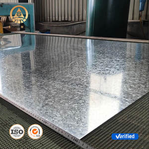 แผ่นเหล็กชุบสังกะสีแบบกำหนดขนาดได้ A653 DX51D A786 + Z 1มม. 3มม. 5มม. 6มม. กำหนดขนาดได้ตามต้องการ - Product Image 1