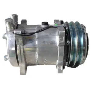 Pasokan pabrik kompresor AC otomatis untuk mobil VW 24V 2PK 132MM katrol untuk SD508 SD507 SD505 SD709 5H14 7H15 4507 6627