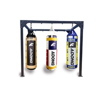 Support mural réglable pour sac de frappe lourd et mobile, avec poulie, pour entraînement de boxe et MMA, équipement de boxe en acier