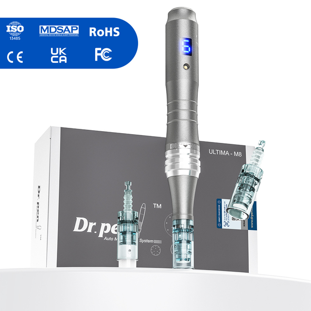 Best Seller Home Use Beauty Equipment Facial Derma Microneedling Dr Pen M8 Skin Care Tool with US Plug for Face & Feet