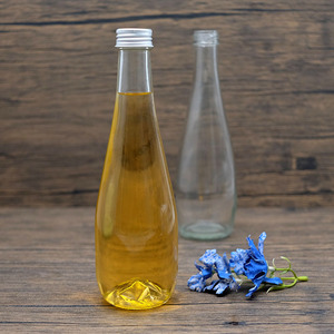 Bouteille en verre d'eau <span class=keywords><strong>Evain</strong></span> de 330ml avec couvercle à vis hermétique pour stockage et conteneur d'eau minérale - Product Image 1