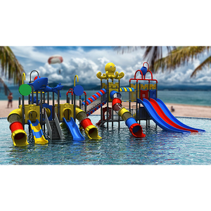 Sistema de Toboganes Acuáticos Vibrantes con Diversos Canales y Chorros de Agua Divertidos para la Diversión Acuática al Aire Libre de los Niños en Casa y en la Escuela - Product Image 3