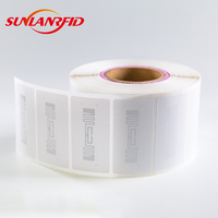 70*15mm Impinj MR6 Chip de largo alcance Mini etiquetas RFID 860-960Mhz UHF pasivo para gestión de ropa