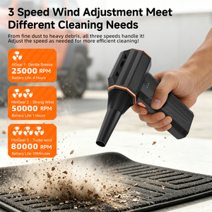 Air Duster Compress Air Blower High Pressure Portable Air Blower for Cleaning Dust <b>Inflatable</b> - Product Image 6
