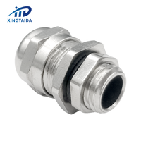 Presse-étoupes miniatures en laiton étanches IP68 M12*1.5 pour câbles de 3-6.5mm, connecteur métallique pour boîtier de commande électrique