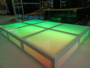 Palco de Vidro para Casamento, Piso de Vidro para Loja de Vestidos de Noiva, Suporte Redondo de Vidro para Piano, Palco em T - Product Image 3