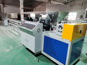 Artificial Plastic Rattan Extrusion Line Plastic Profile Extruder Machinery Synthetic Rattan Production Line