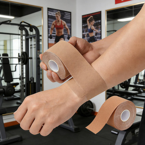 Venda elástica autoadhesiva, cinta muscular, vendaje deportivo, cinta para el pecho para fitness, cinta para rodilla y pantorrilla, cinta de kinesiología para correr - Product Image 1