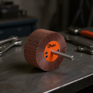 Ttake Abrasive Flap <b>Wheel</b> 25x25 Mm 6 Mm Shaft 120 Grit For <b>Grinding</b> - Product Image 3