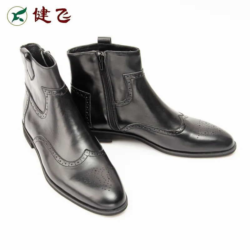 New Designer Wedding Business Luxury Dress Ankle Boots For Men Leather
