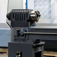 Tour CNC horizontal à lit plat automatique Fanuc CK6136 à 2 axes de précision pour le tournage de métaux – Prix compétitif