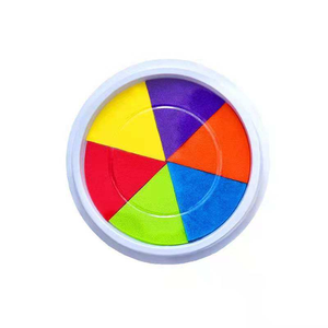 <span class=keywords><strong>Tampon</strong></span> <span class=keywords><strong>encreur</strong></span> coloré de peinture de paume de doigt en gros pour l'éducation d'enfants dessinant des jouets - Product Image 1