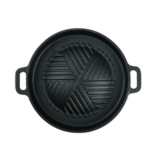 Padella in Ghisa Antiaderente Pretrattata Genghis Khan da 28 cm, Colore Personalizzabile, Adatta per Forno e Piani a Gas/Induzione - Product Image 2