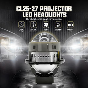 Nieuwe Aanwinst Hoge Vermogen 3 Inch 150W 15000LM 6000K Dubbele Cup Niet-Destructieve Hi/<span class=keywords><strong>Lo</strong></span> Beam RHD LHD Bi Led Projector Lens Koplampen - Product Image 2