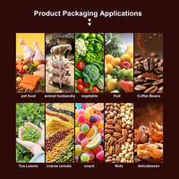Sachet Doypack Personnalisé Refermable de Qualité Alimentaire avec Fermeture Éclair pour Noix, Amandes, Cacahuètes, Faible MOQ