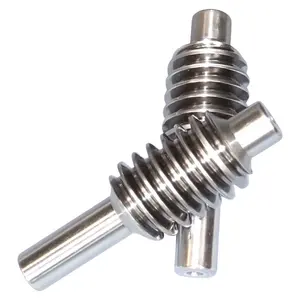 Precision Machined Stainless Steel Worm Shaft Motor Worm Shaft Worm Gear Shafts by China Supplier