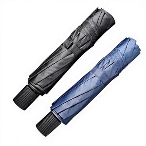 Paraguas Plegable Reforzado Doble Plus con Mango de Acero de 10 Varillas, Regalo Empresarial, Protección Solar y contra la Lluvia, Personalizable para Hombres y Mujeres - Product Image 1