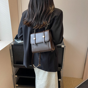2026 New Arrival Women's PU <strong>Leather</strong> <strong>Backpack</strong> Handbag Casual Travel Bag - Product Image 1