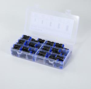 60個セット 空気圧継手 ストレートプッシュ プラスチックコネクター 4/6/8/10/12mm 気管コネクター PUエアホースチューブ用 - Product Image 4