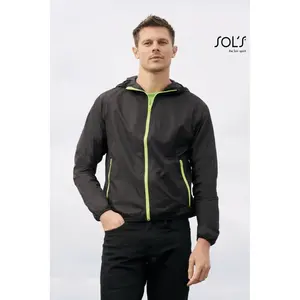 Giacca antivento unisex pieghevole personalizzabile per merchandising - Product Image 1