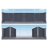JHR House Aluminium Design Bifold Type Villa Portes principales pliantes électriques coulissantes automatiques