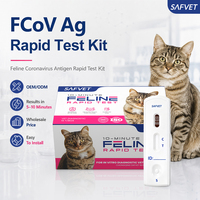 Kit de test rapide FCoV Ag pour animaux de compagnie – Détection du coronavirus félin (FCoV) à partir d'échantillons d'éffusion fécale de chat – Vente en gros pour vétérinaires
