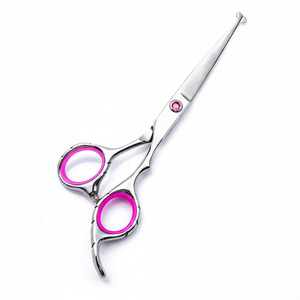 กรรไกรตัดผมสำหรับเด็กกรรไกรตัดผมสเตนเลสสตีลขนาด6.0นิ้วพร้อมใบมีดคมสำหรับมืออาชีพโลโก้ตามสั่ง - Product Image 1