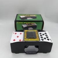(Type de batterie électrique automatique Casino jouant Poker Mixer 2 Deck Manuel Card Shuffler Machine pour Party Entertainment)