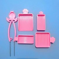 Songwoo DIY Outils pour perles à fusionner 3D de 2,6 mm : Support, plateau, spatule, stylo, cuillère et aiguille à perles, Rapide et Facile