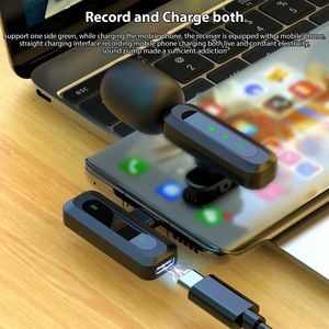 Micrófono Lavalier inalámbrico al por mayor para transmisión en vivo móvil al aire libre, grabación de entrevistas, reducción de ruido, micrófono nuevo - Product Image 5