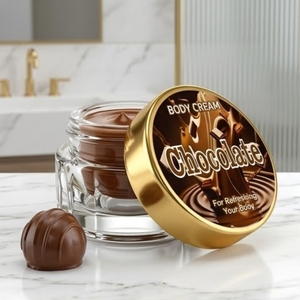 ครีมบำรุงผิวกายช็อกโกแลตธรรมชาติ บำรุงล้ำลึกด้วยโกโก้บัตเตอร์ ให้ความชุ่มชื้นสดชื่น บรรจุในกระปุก - Product Image 1