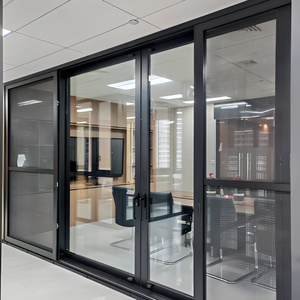 <span class=keywords><strong>Porte</strong></span> coulissante minimaliste populaire avec moustiquaire en verre trempé, design philippin - Product Image 3