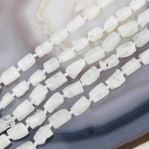 LS-A531 incroyable pierres précieuses naturelles cylindre tube <span class=keywords><strong>pierre</strong></span> perles <span class=keywords><strong>de</strong></span> <span class=keywords><strong>pierre</strong></span> <span class=keywords><strong>de</strong></span> <span class=keywords><strong>lune</strong></span> 5-10mm irrégulier colonne perles <span class=keywords><strong>DE</strong></span> bijoux BRICOLAGE - Product Image 4